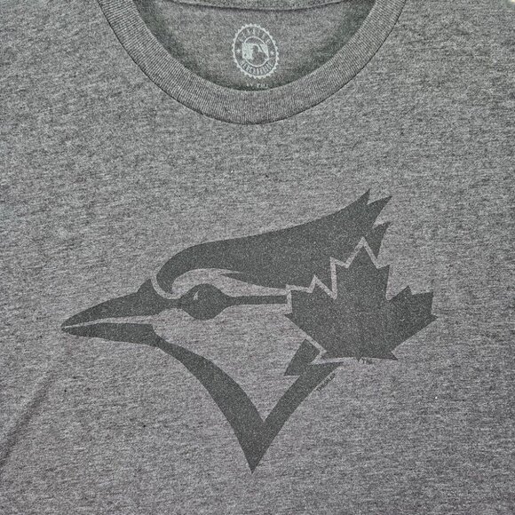 MLB Toronto Blue Jays T-Shirt Genuine Merchandise Men's Size S Gray Short Sleeve - Picture 7 of 10